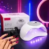 White nail art lamp UVLED dual-wavelength 36W quick-drying nail dryer Specification image
